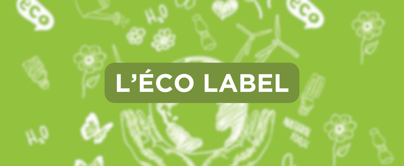 Bannière éco label pour entreprise de nettoyage et désinfection de réservoirs d'eau potable