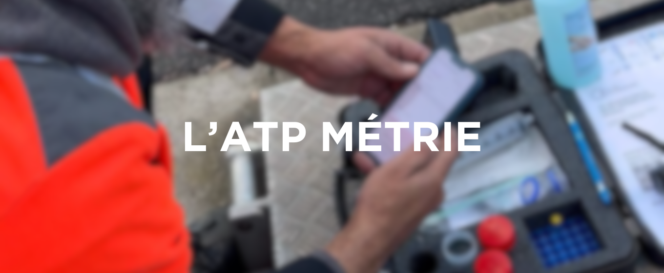 Intervention avec test ATP métrie pour remettre directement l'eau en service en toute sécurité.