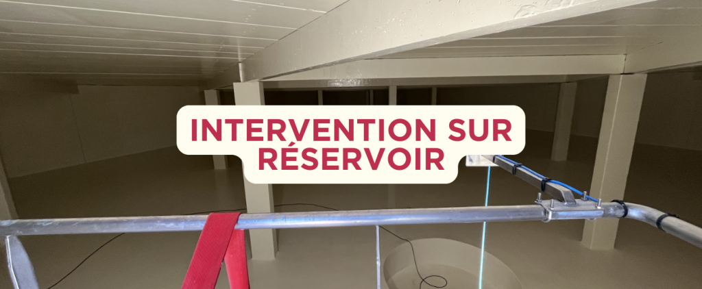 Nettoyage et Désinfection d'un réservoir d'eau sur Montpellier avec Hp2O !