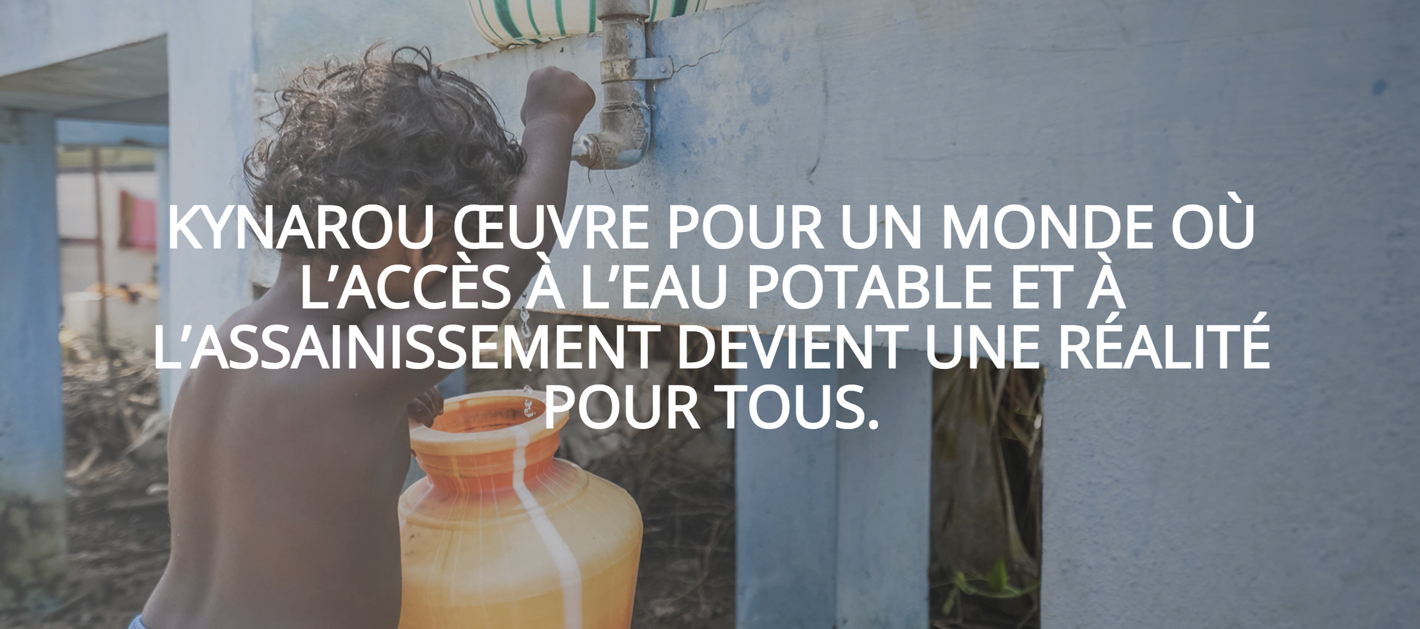 populations vulnérables : Kynarou, l'accès à l'eau potable et à l'assainissement égalitaire