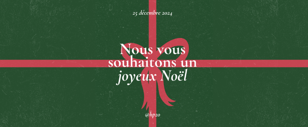 Fêtes de Noël sereine avec Hp2O