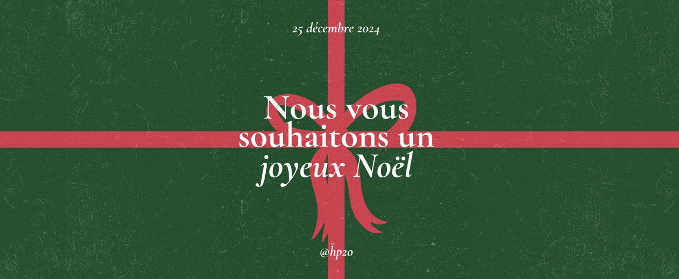 Fêtes de Noël sereine avec Hp2O
